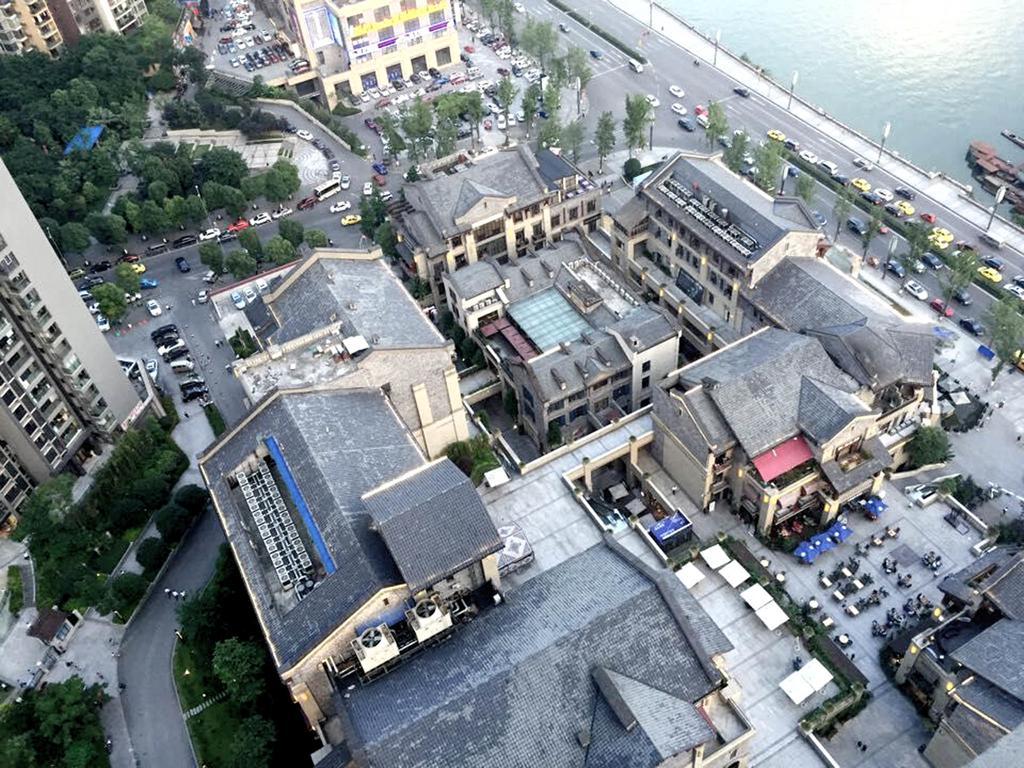 Boutique Of Meditation With Cuisine & Night View, Exit 2 Liujiatai Station Line 9 Csungking Kültér fotó